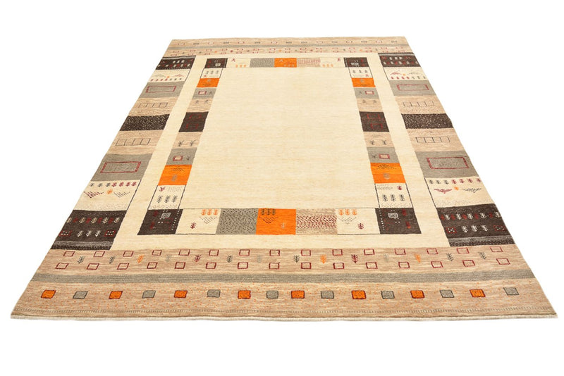 Gabbeh Tapijt - Loribaft Indus - 281 x 203 cm - licht beige