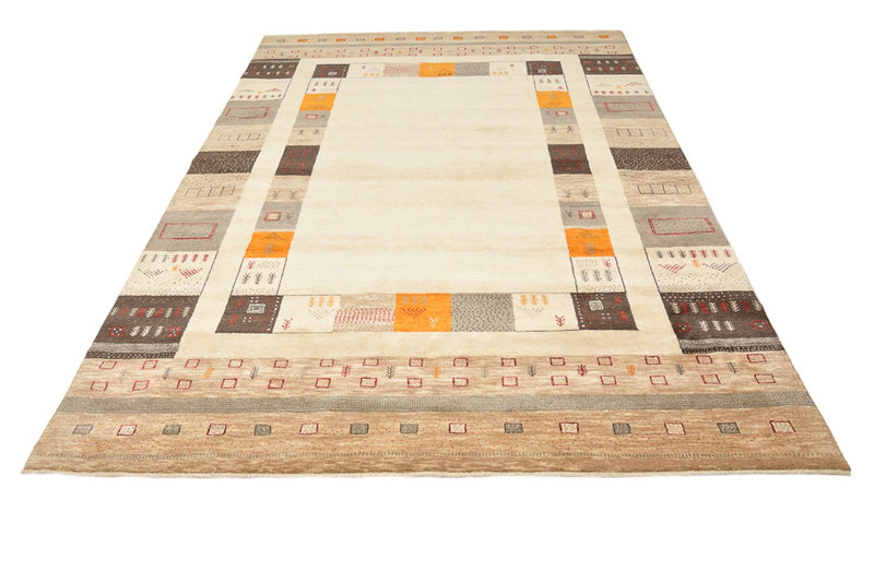 Gabbeh Tapijt - Loribaft Indus - 281 x 203 cm - licht beige