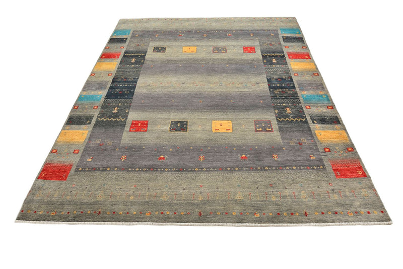 Gabbeh Tapijt - Loribaft Indus - 241 x 175 cm - zand