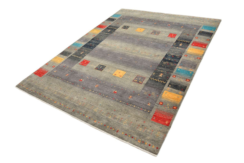 Gabbeh Tapijt - Loribaft Indus - 241 x 175 cm - zand