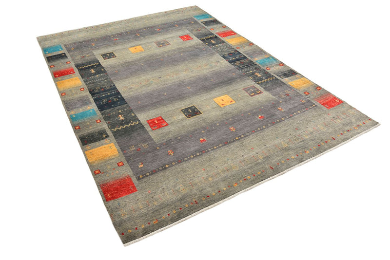 Gabbeh Tapijt - Loribaft Indus - 241 x 175 cm - zand