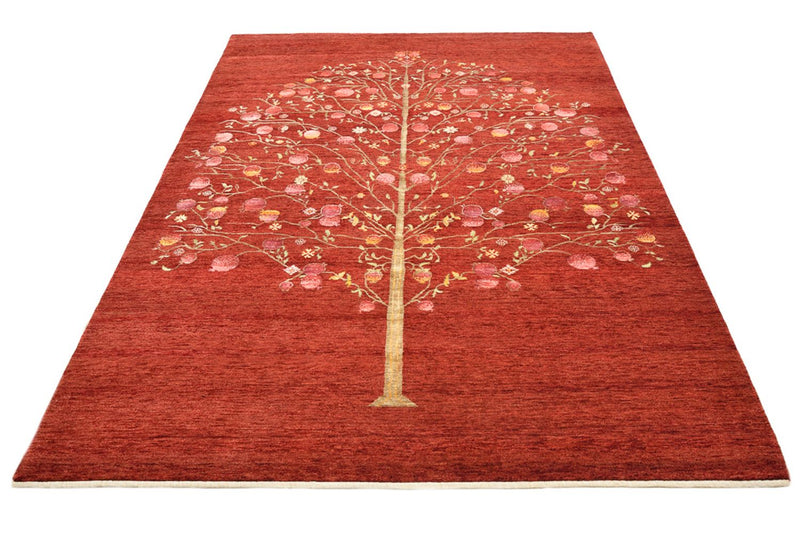 Gabbeh Tapijt - Loribaft Indus - 243 x 176 cm - rood
