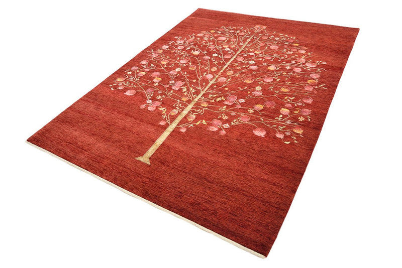 Gabbeh Tapijt - Loribaft Indus - 243 x 176 cm - rood