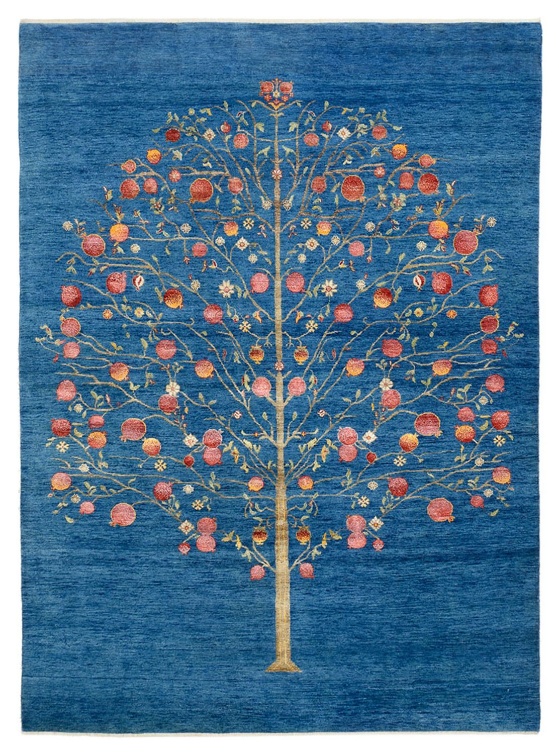 Gabbeh Tapijt - Loribaft Indus - 243 x 177 cm - blauw