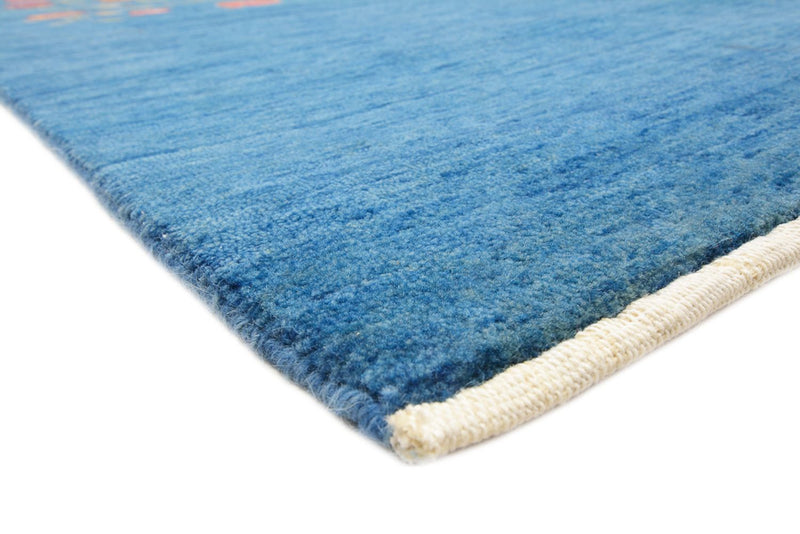 Gabbeh Tapijt - Loribaft Indus - 243 x 177 cm - blauw