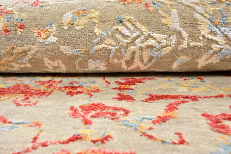 Designer tapijt rond  - 204 x 202 cm - zand