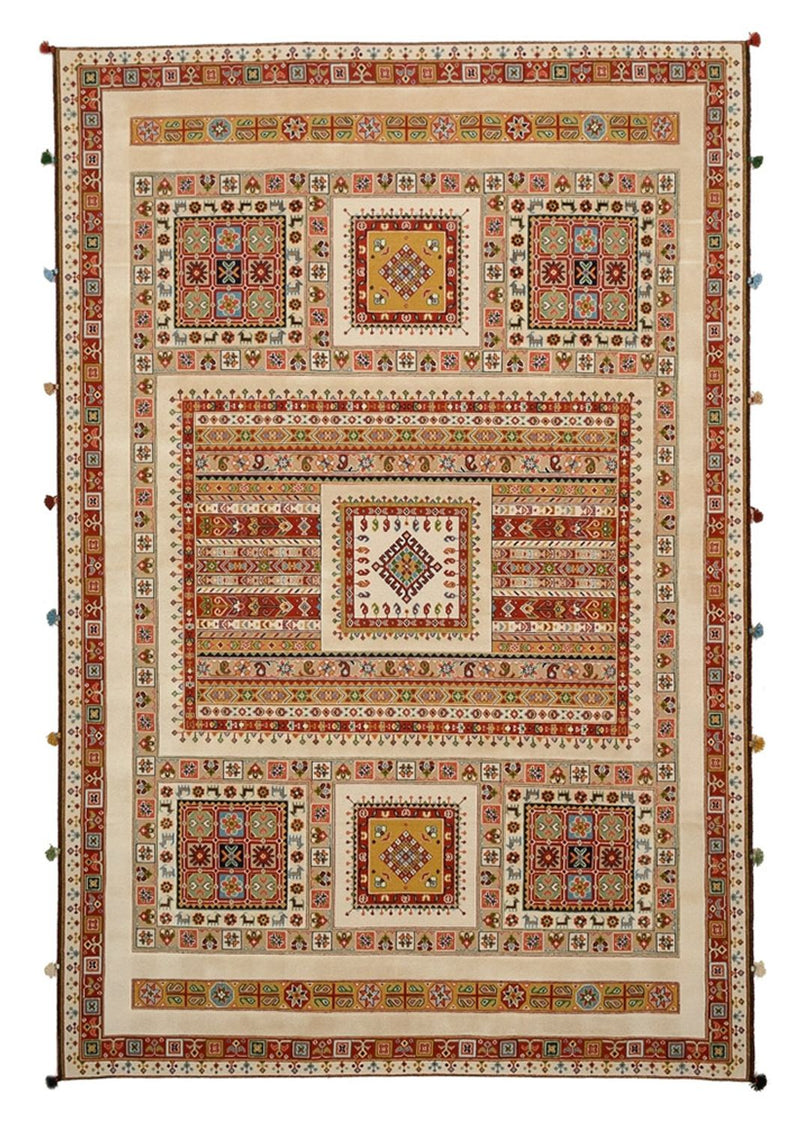 Oosters Tapijt - 296 x 199 cm - licht beige