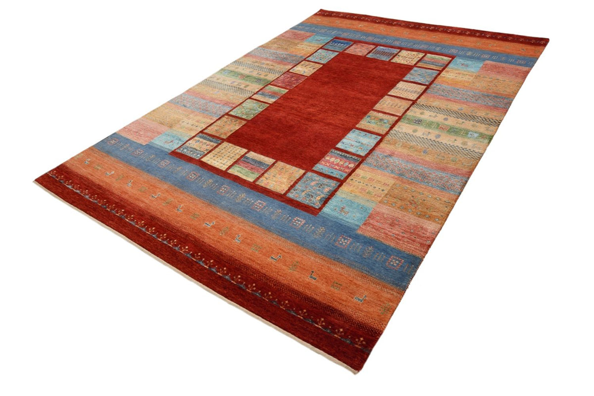 Gabbeh Tapijt - Loribaft Indus - 299 x 203 cm - rood