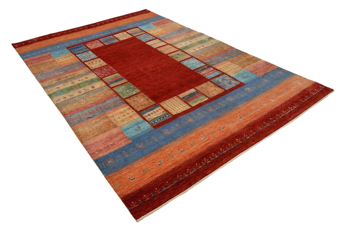 Gabbeh Tapijt - Loribaft Indus - 299 x 203 cm - rood