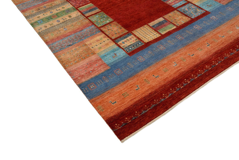 Gabbeh Tapijt - Loribaft Indus - 299 x 203 cm - rood