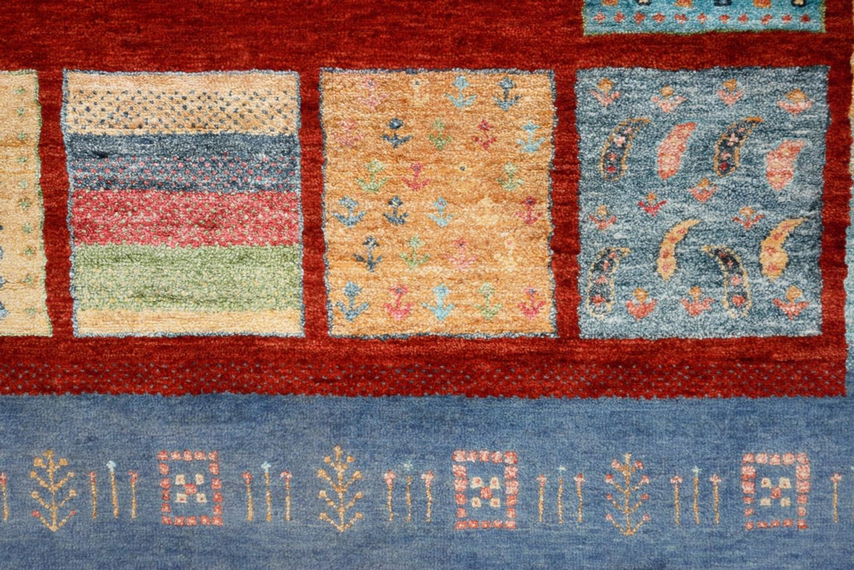 Gabbeh Tapijt - Loribaft Indus - 299 x 203 cm - rood