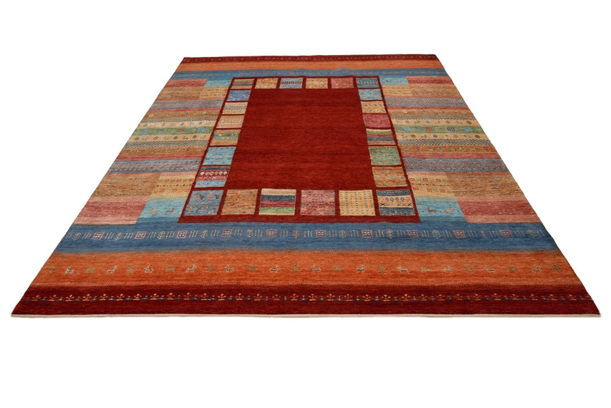 Gabbeh Tapijt - Loribaft Indus - 302 x 253 cm - rood