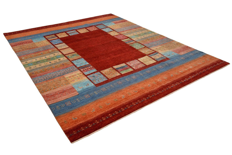 Gabbeh Tapijt - Loribaft Indus - 302 x 253 cm - rood