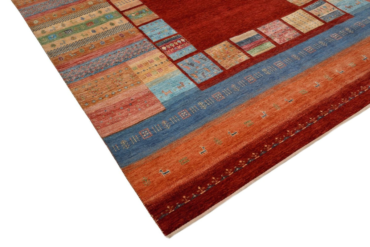 Gabbeh Tapijt - Loribaft Indus - 302 x 253 cm - rood