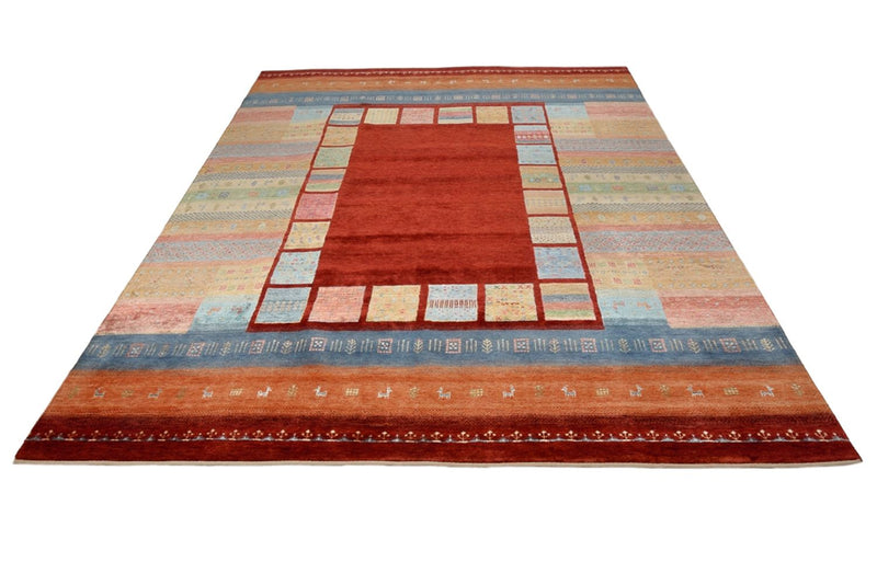 Gabbeh Tapijt - Loribaft Indus - 302 x 253 cm - rood