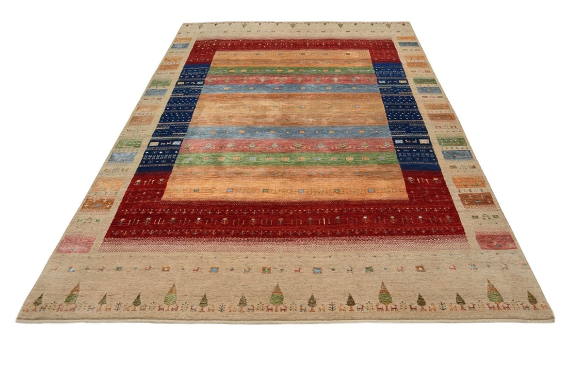 Gabbeh Tapijt - Loribaft Indus - 302 x 205 cm - veelkleurig