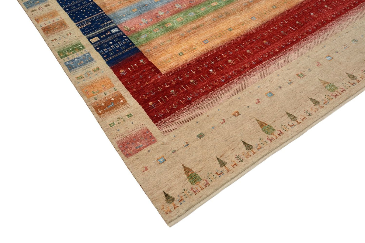 Gabbeh Tapijt - Loribaft Indus - 302 x 205 cm - veelkleurig