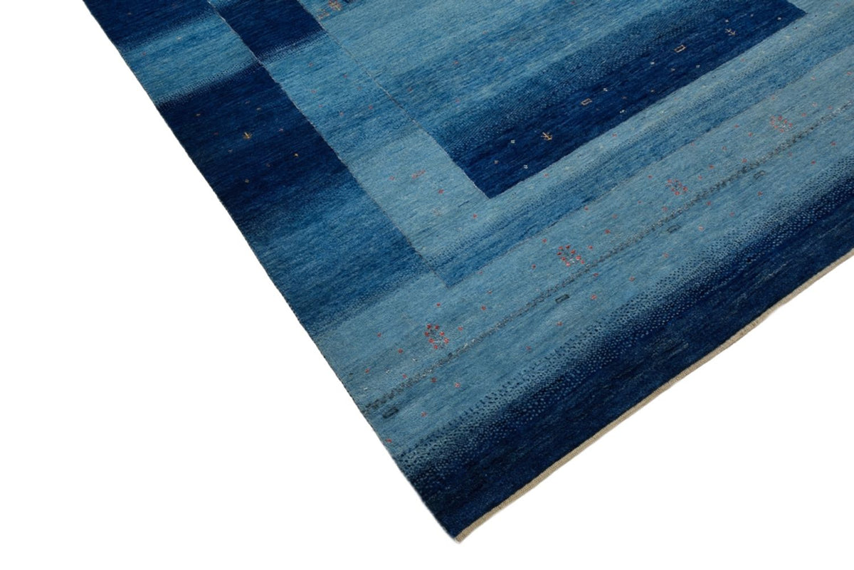 Gabbeh Tapijt - Loribaft Indus - 241 x 175 cm - blauw