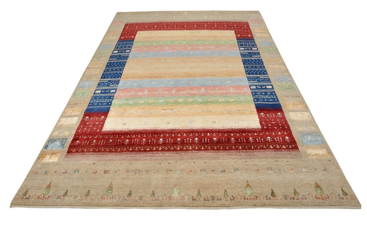 Gabbeh Tapijt - Loribaft Indus - 300 x 206 cm - veelkleurig