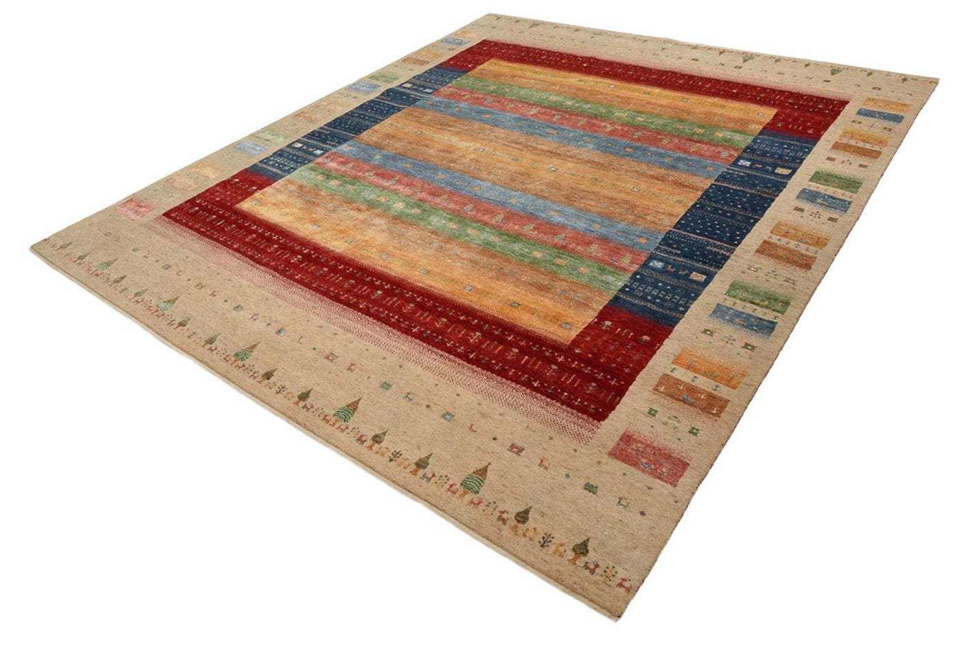 Indo Loribaft Tapijt 343x241cm - Wollen tapijt