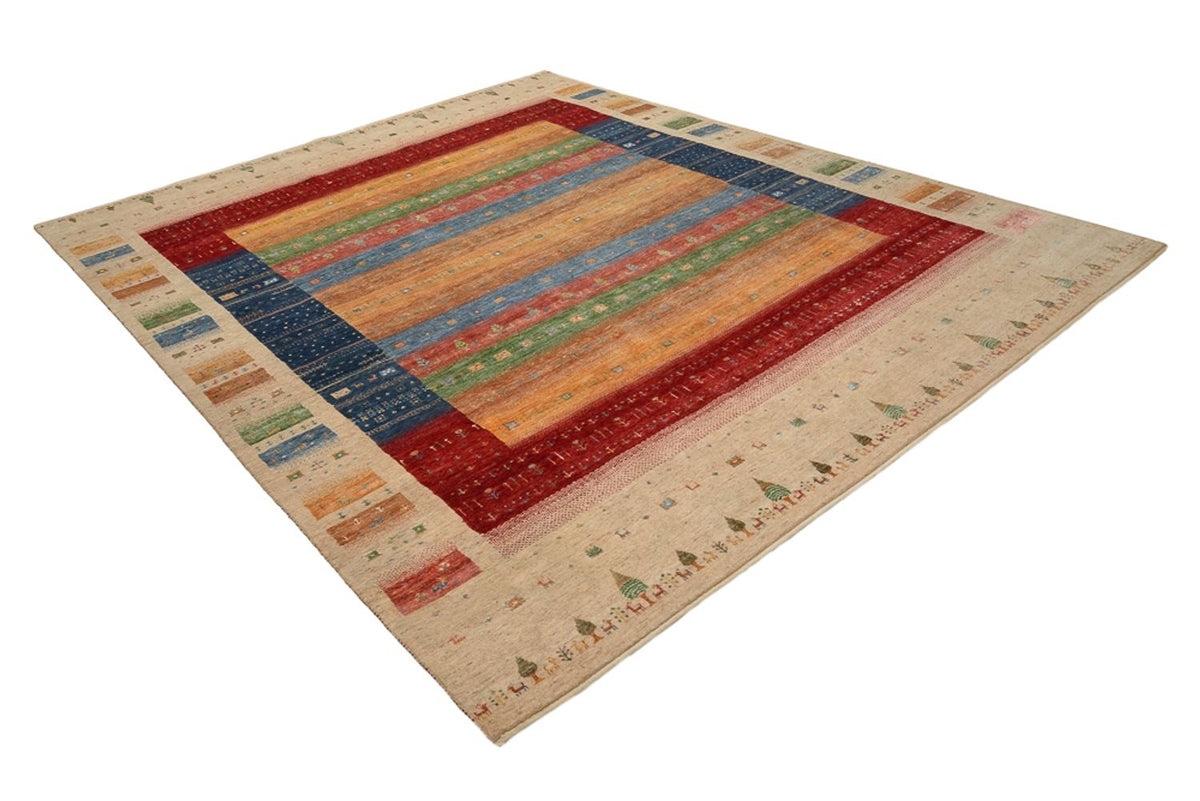 Gabbeh Tapijt - Loribaft Indus - 343 x 241 cm - veelkleurig