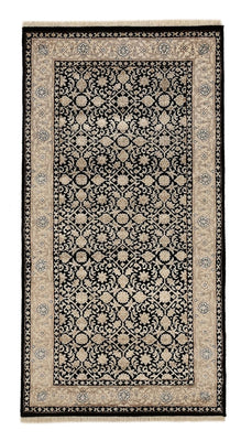 Oosters tapijt - Bijar - Indus - 143 x 74 cm - donkerblauw