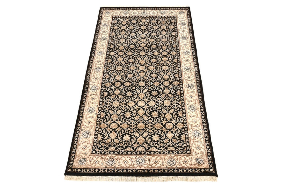 Oosters tapijt - Bijar - Indus - 143 x 74 cm - donkerblauw
