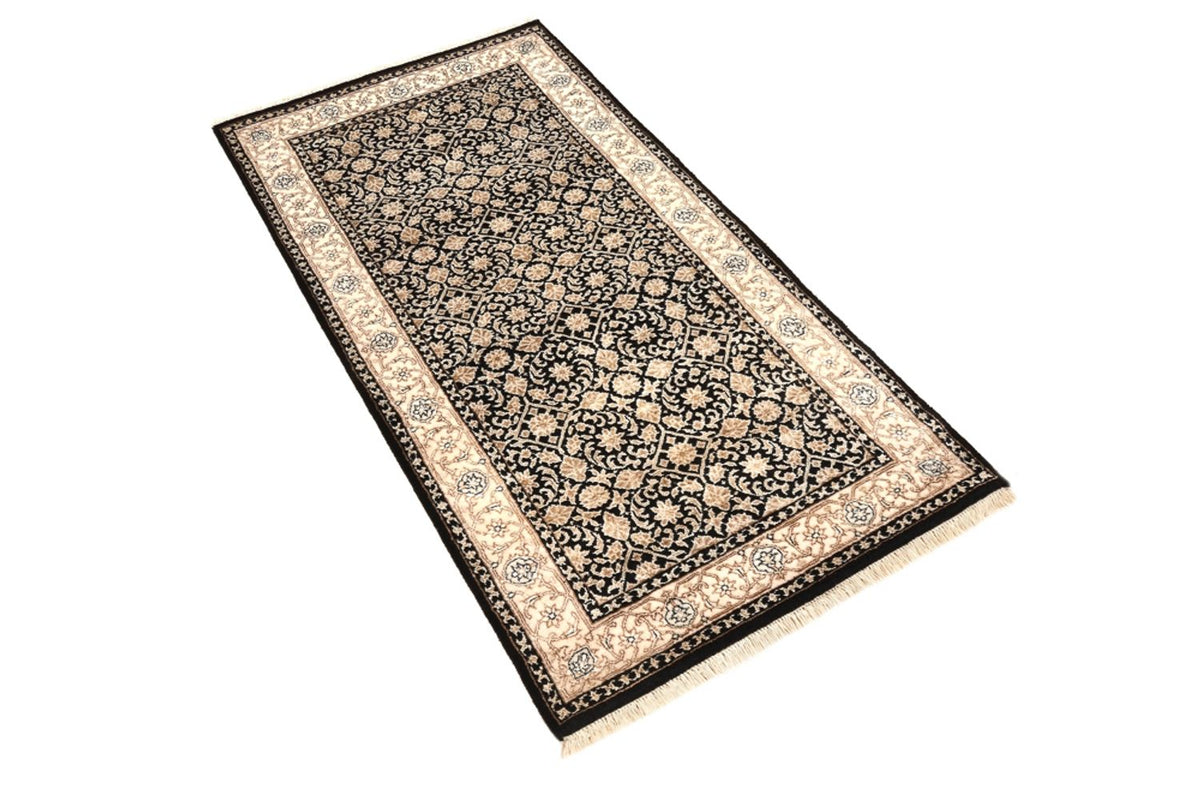 Oosters tapijt - Bijar - Indus - 143 x 74 cm - donkerblauw