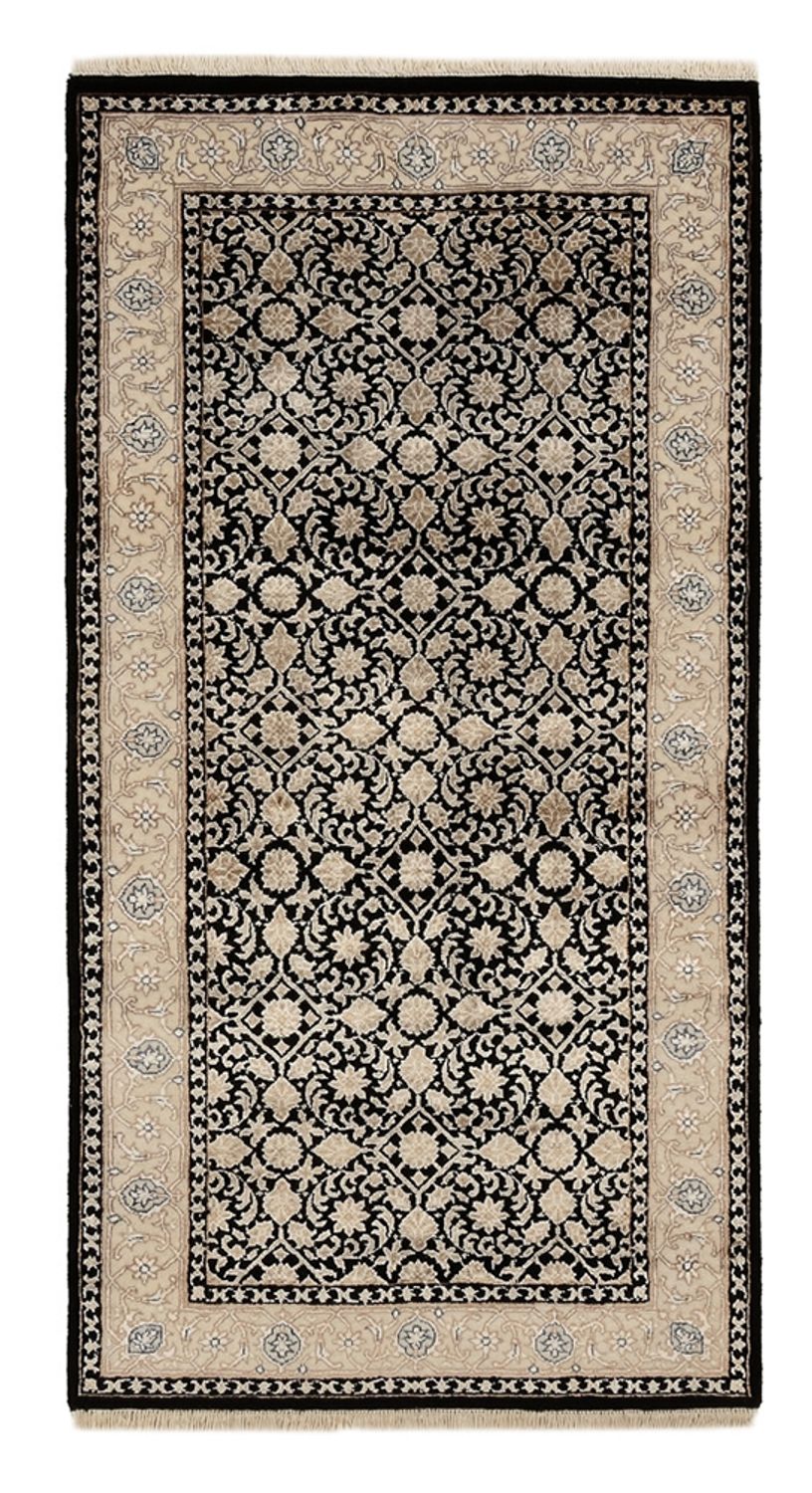 Oosters tapijt - Bijar - Indus - 143 x 73 cm - donkerblauw