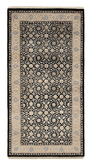 Oosters tapijt - Bijar - Indus - 143 x 73 cm - donkerblauw