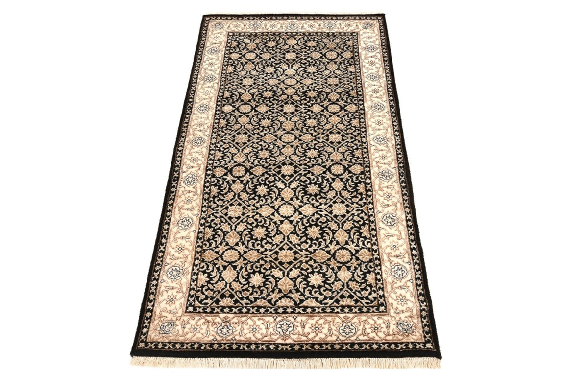 Oosters tapijt - Bijar - Indus - 143 x 73 cm - donkerblauw