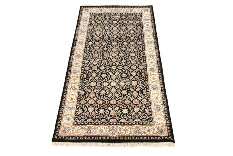 Oosters tapijt - Bijar - Indus - 143 x 73 cm - donkerblauw