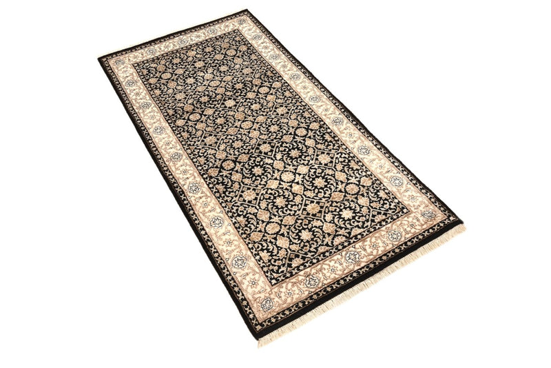 Oosters tapijt - Bijar - Indus - 143 x 73 cm - donkerblauw