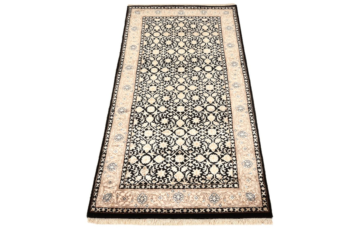 Oosters tapijt - Bijar - Indus - 143 x 73 cm - donkerblauw