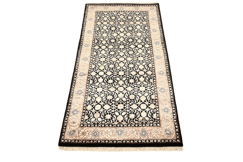 Oosters tapijt - Bijar - Indus - 143 x 73 cm - donkerblauw