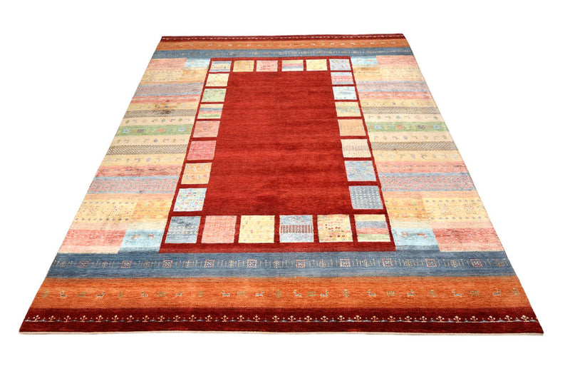 Gabbeh Tapijt - Loribaft Indus - 342 x 253 cm - rood