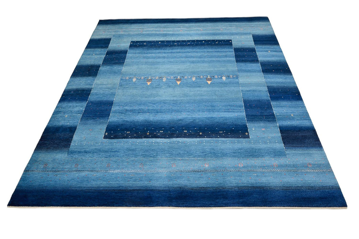 Gabbeh Tapijt - Loribaft Indus - 304 x 243 cm - lichtblauw
