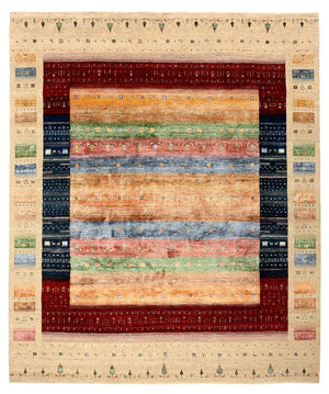 Gabbeh Tapijt - Loribaft Indus - 300 x 251 cm - veelkleurig