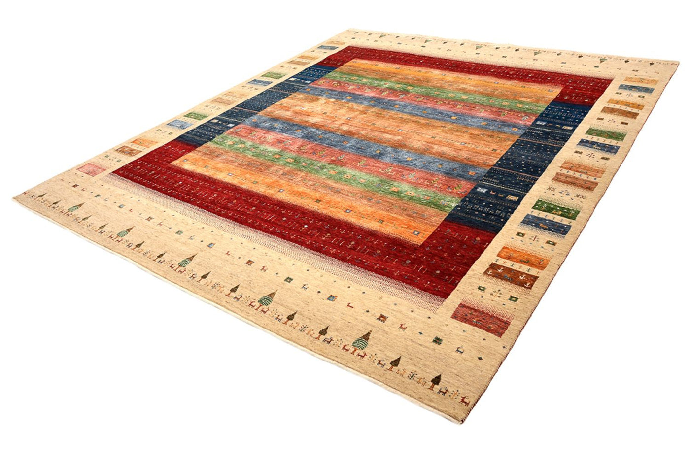 Indo Loribaft Tapijt 300x251cm - Wollen tapijt
