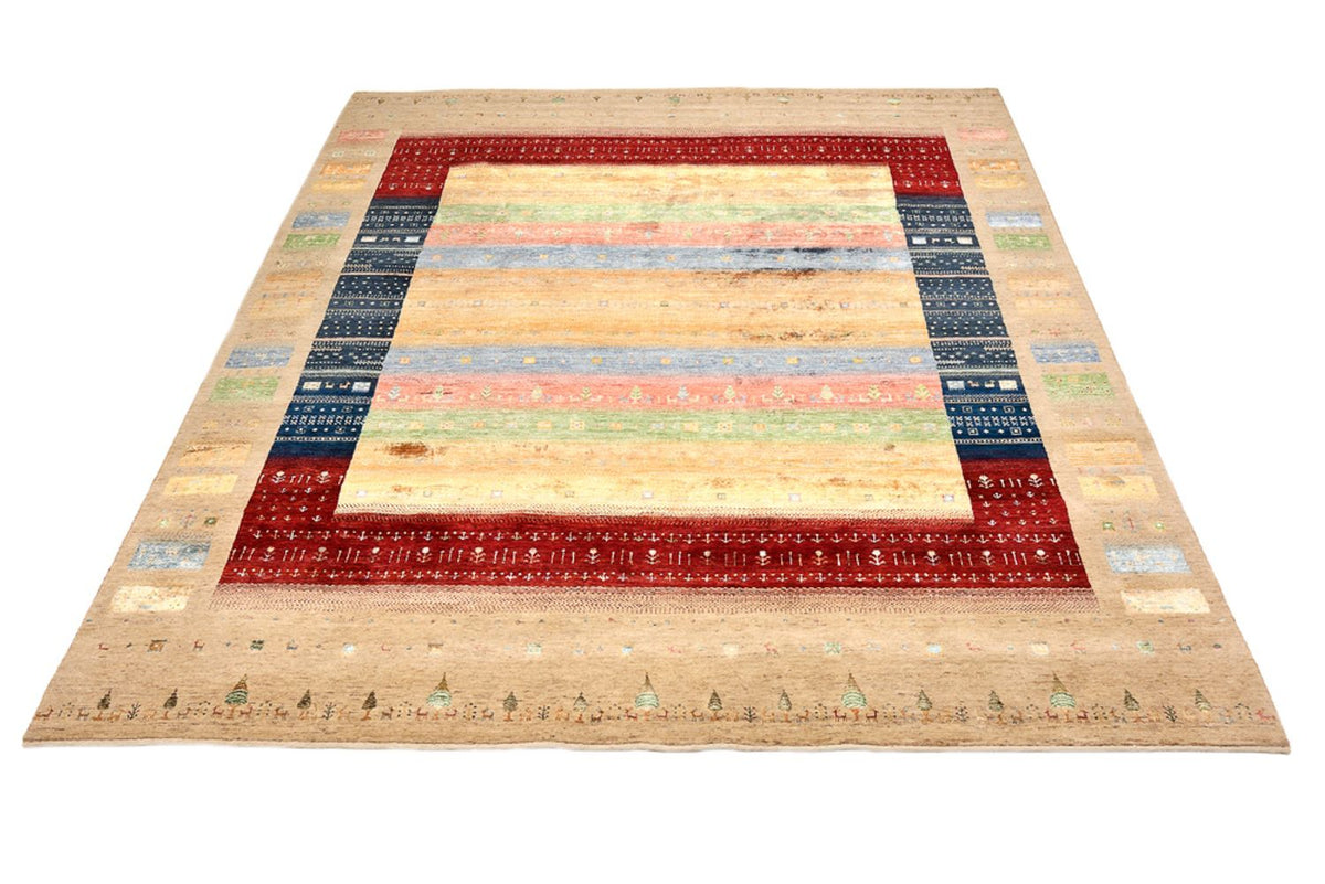 Gabbeh Tapijt - Loribaft Indus - 300 x 251 cm - veelkleurig