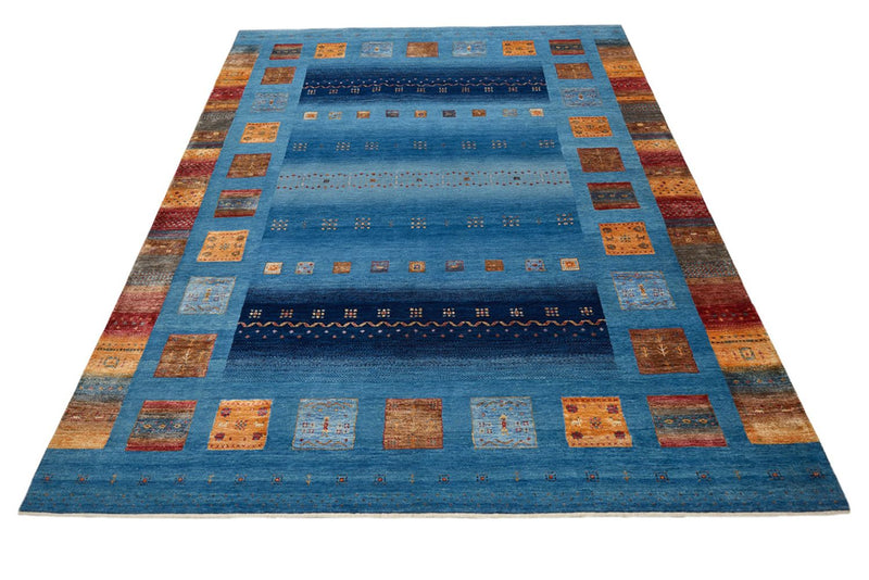 Gabbeh Tapijt - Loribaft Indus - 338 x 249 cm - blauw