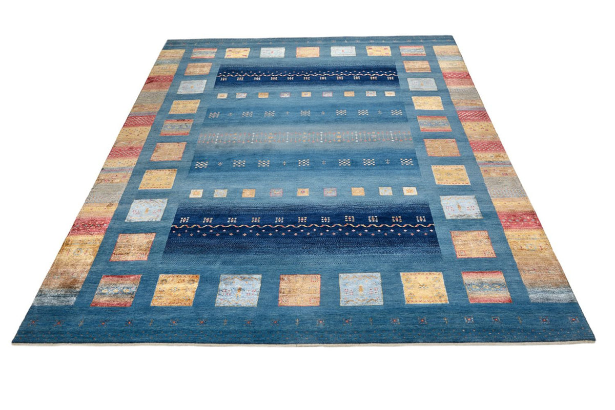 Gabbeh Tapijt - Loribaft Indus - 338 x 249 cm - blauw