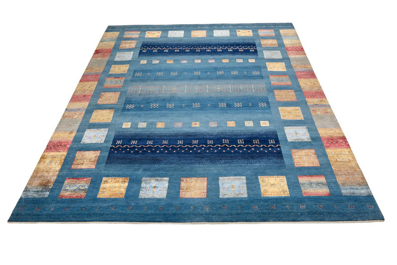 Gabbeh Tapijt - Loribaft Indus - 338 x 249 cm - blauw