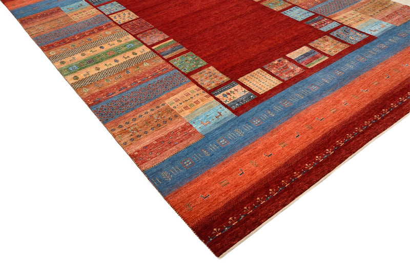 Gabbeh Tapijt - Loribaft Indus - 299 x 207 cm - rood