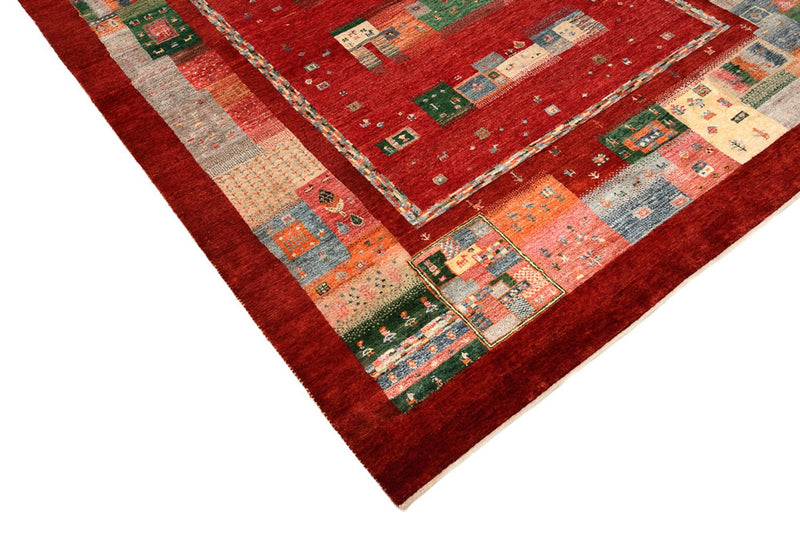 Gabbeh Tapijt - Loribaft Indus - 239 x 177 cm - rood