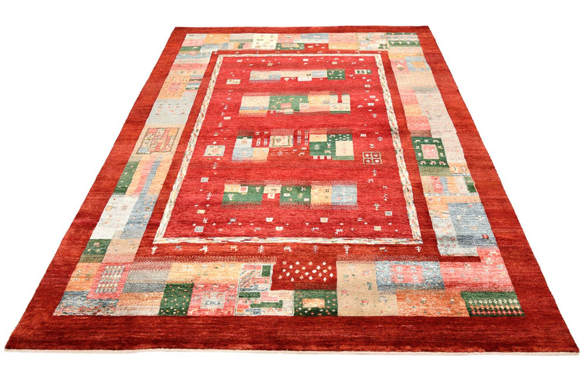 Gabbeh Tapijt - Loribaft Indus - 239 x 177 cm - rood