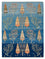 Gabbeh Tapijt - Loribaft Indus - 206 x 155 cm - blauw