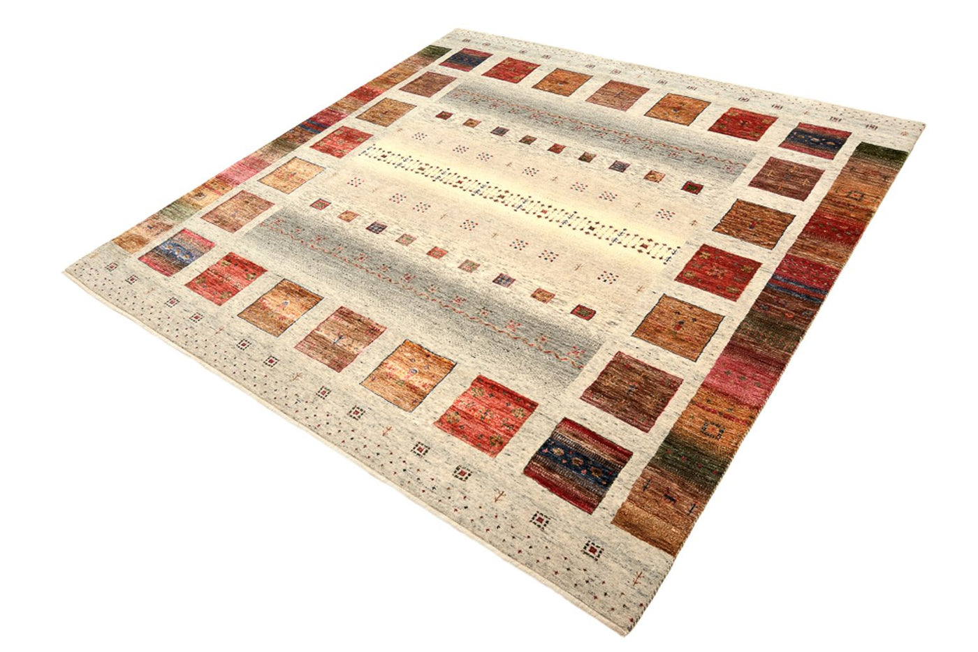 Indo Loribaft Tapijt 205x204cm - Wollen tapijt