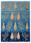 Gabbeh Tapijt - Loribaft Indus - 206 x 150 cm - blauw