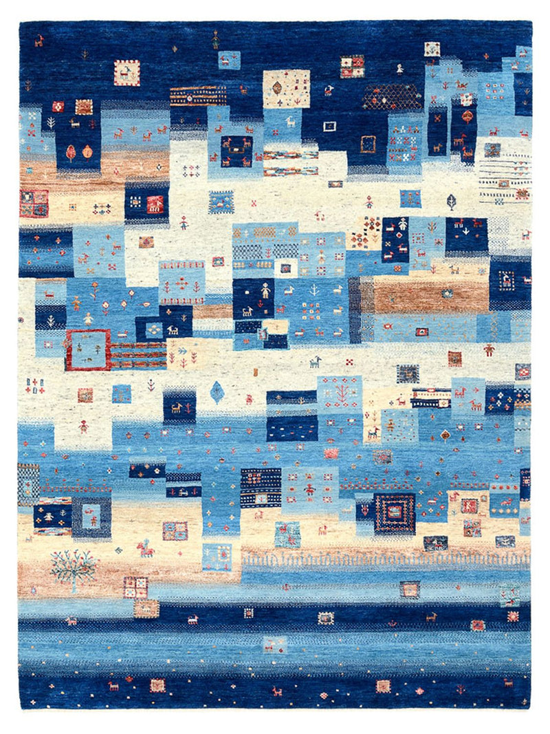 Gabbeh Tapijt - Loribaft Indus - 239 x 177 cm - veelkleurig